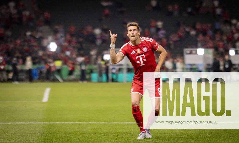 Berlin, Germany 23rd May 2026 Final cheer Leon Goretzka FCB Bayern Munich VfB Stuttgart 23 05 2026