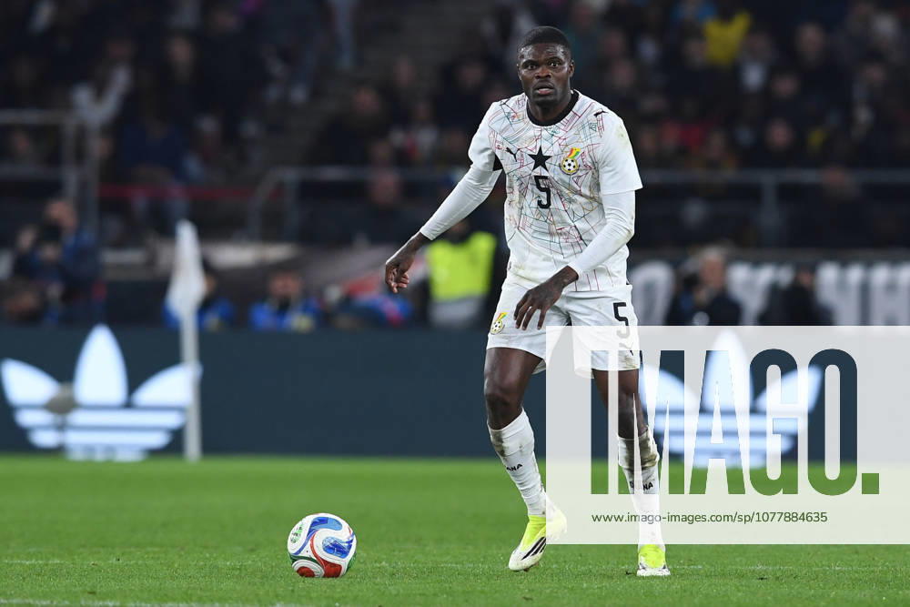 International soccer match Germany Ghana on 30 03 2026 at the MHP Arena in Stuttgart Thomas Partey Ghana DFB regulations prohibit any use of photographs as image sequences and or quasi video xRx
