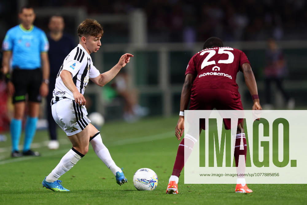 Torino Fc - Juventus Fc Francisco Conceicao of Juventus Fc in action during the Serie A match beetween Torino Fc and Juventus Fcat Stadio Olimpico on May 24, 2026 in Turin, Italy . Torino Stadio Olimpico Italy