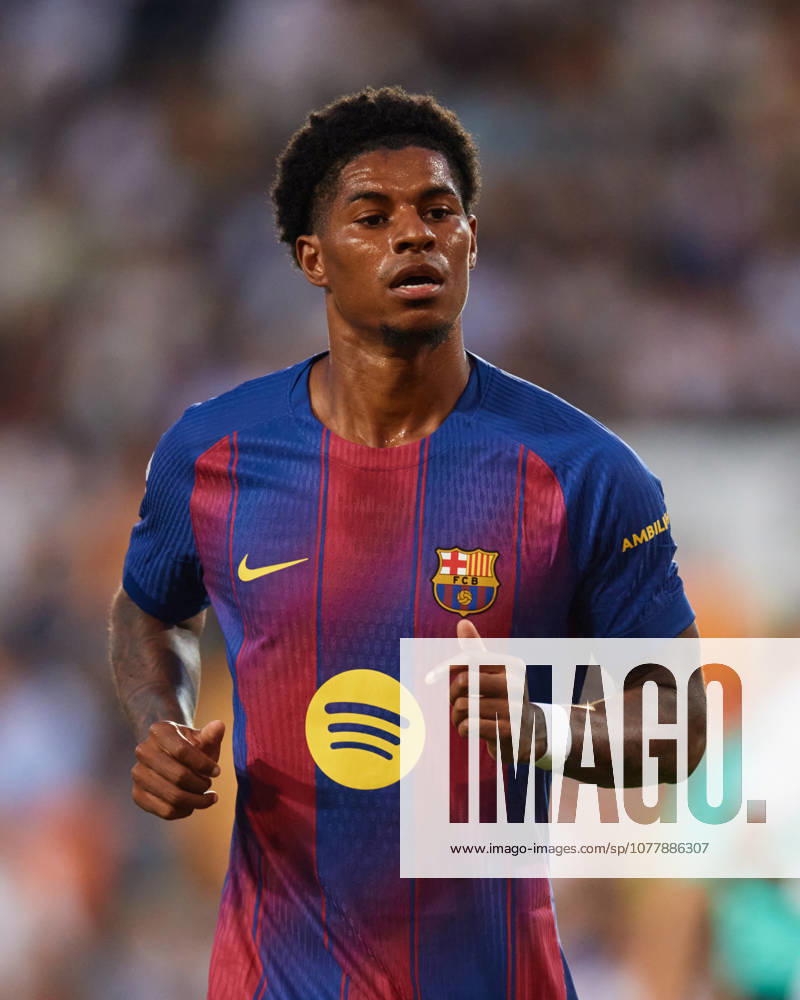 Valencia CF v FC Barcelona, Barca - LaLiga EA Sports Marcus Rashford of FC Barcelona looks on during the LaLiga EA Sports match between Valencia CF and FC Barcelona at Mestalla stadium in Valencia, Spain, on May 23, 2026. Valencia Spain