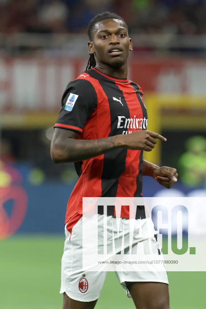 RAFAEL LEAO, Milan, Serie A, 2025-26, Milan vs Cagliari 1-2, 24-05-2026, Azione, Action, Single shot, Close up, Maglia. Shirt, 2026-27 SERIE A 2025-26 MILAN-CAGLIARI 1-2 Maglia 2026-27