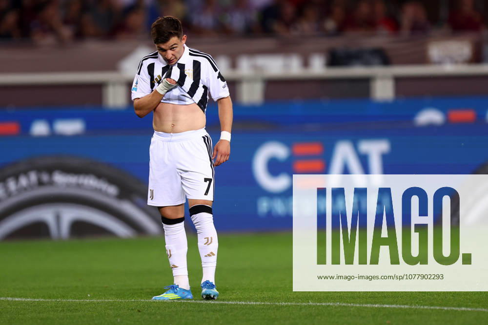 Torino Fc - Juventus Fc Francisco Conceicao of Juventus Fc looks on during the Serie A match beetween Torino Fc and Juventus Fcat Stadio Olimpico on May 24, 2026 in Turin, Italy . Torino Stadio Olimpico Italy