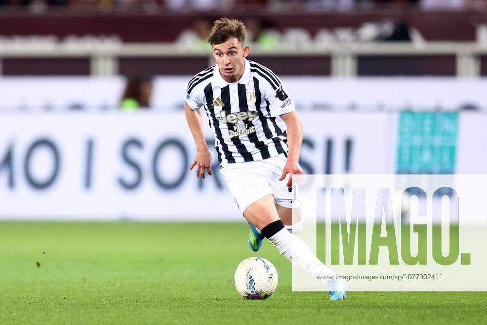 Torino Fc - Juventus Fc Francisco Conceicao of Juventus Fc in action during the Serie A match beetween Torino Fc and Juventus Fcat Stadio Olimpico on May 24, 2026 in Turin, Italy . Torino Stadio Olimpico Italy