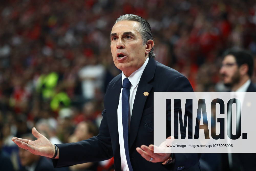 EuroLeague Basketball Final 4 - Champions Game, Olympiacos Piraeus vs Real Madrid - Sergio Scariolo, Head Coach of Real Madrid during the 2026 EuroLeague Championship Game Olympiacos Piraeus vs Real Madrid at Telekom Center Athens on May 24, 2026 in Athens, Greece. ATHENS Greece