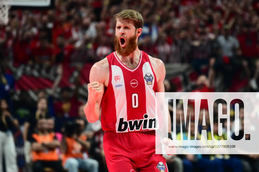 EuroLeague Basketball Final 4 - Champions Game, Olympiacos Piraeus vs Real Madrid - Thomas Walkup, 0 of Olympiacos Piraeus during the 2026 EuroLeague Championship Game Olympiacos Piraeus vs Real Madrid at Telekom Center Athens on May 24, 2026 in Athens, Greece. ATHENS Greece