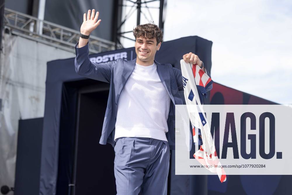 Giovanni Reyna player of the United States national team, Nationalteam during an event to announce the squad for the 2026 World Cup at Pier 17 in New York, United States, on Tuesday, May 26. U.S. MenÃ¢â‚¬â ¢S National Team World Cup Roster Reveal - ZUMAv122 20260526_aap_v122_035