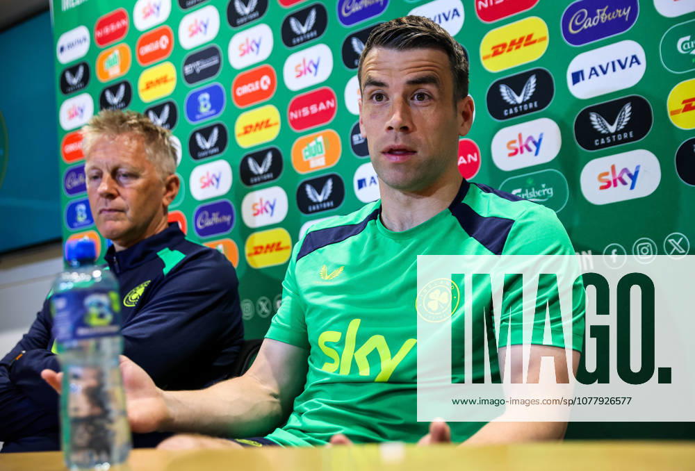 Republic of Ireland press conference, PK, Pressekonferenz FAI National Training Centre, Dublin 27 5 2026 Seamus Coleman Seamus Coleman 27 5 2026