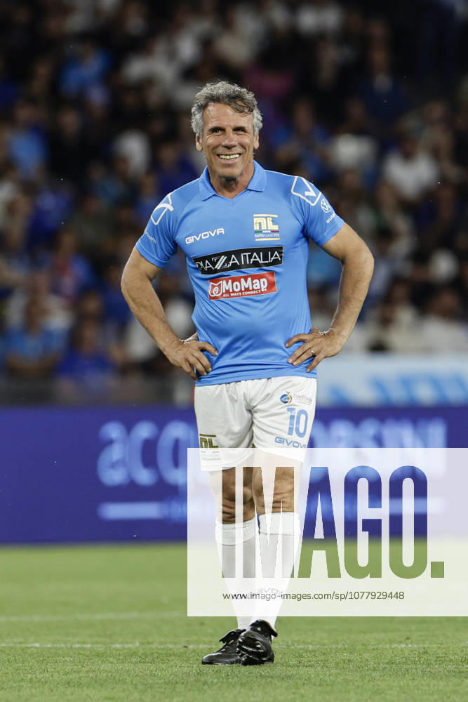 Charity match between Napoli Legends and the Actors e World Legends team Gianfranco Zola During the charity match between Napoli Legends and the Actors e World Legends team at the Stadio Diego Armando Maradona, Naples, on May 26, 2026. _BPH5891