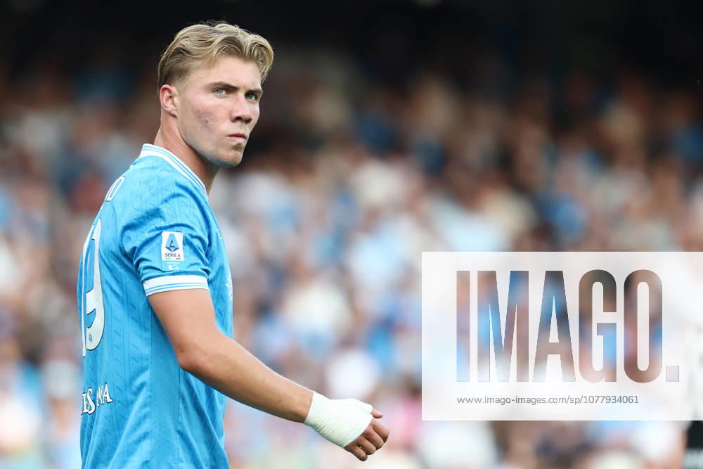 Rasmus Hojlund of SSC Napoli during the Serie A 2025 2026 football match between SSC Napoli and Udinese Calcio at Diego Armando Maradona stadium in Naples (Italy), May 24th, 2026. CesarexPurini