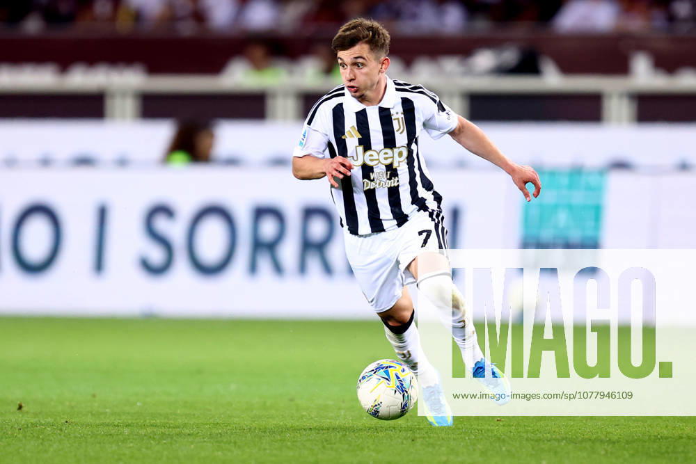 Torino Fc - Juventus Fc Francisco Conceicao of Juventus Fc in action during the Serie A match beetween Torino Fc and Juventus Fcat Stadio Olimpico on May 24, 2026 in Turin, Italy . Torino Stadio Olimpico Italy