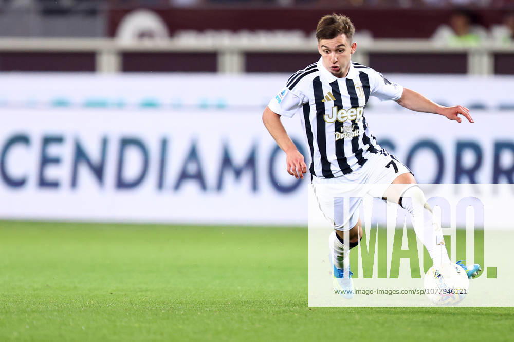 Torino Fc - Juventus Fc Francisco Conceicao of Juventus Fc in action during the Serie A match beetween Torino Fc and Juventus Fcat Stadio Olimpico on May 24, 2026 in Turin, Italy . Torino Stadio Olimpico Italy