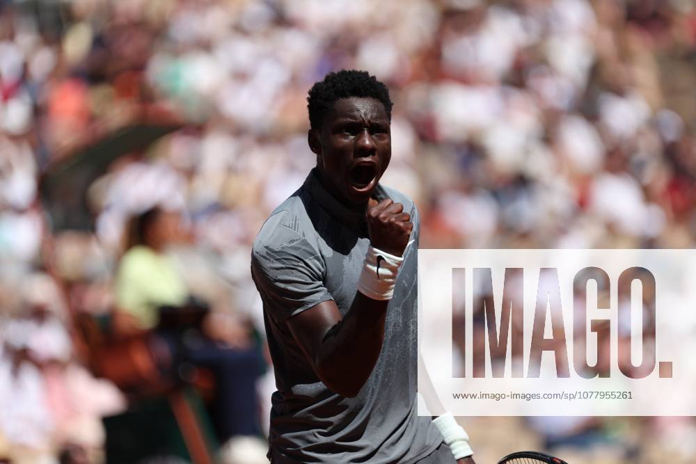 ROLAND GARROS PHOTOPQR LE PARISIEN LP Arnaud Journois (Staff) ; PARIS ; 28 05 2026 ; Paris. Stade Roland Garros, le 28 mai 2026. Tennis. Internationaux de France. Simple Messieurs - 2ème tour - Court Suzanne Lenglen - Moise Kouame vs Adolfo Daniel Vallejo. Ici Moise Kouame. Photo Le Parisien Arnaud Journois - Roland Garros French Open tennis tournament, in Paris, France, on 28 May 2026 PARIS 75 France
