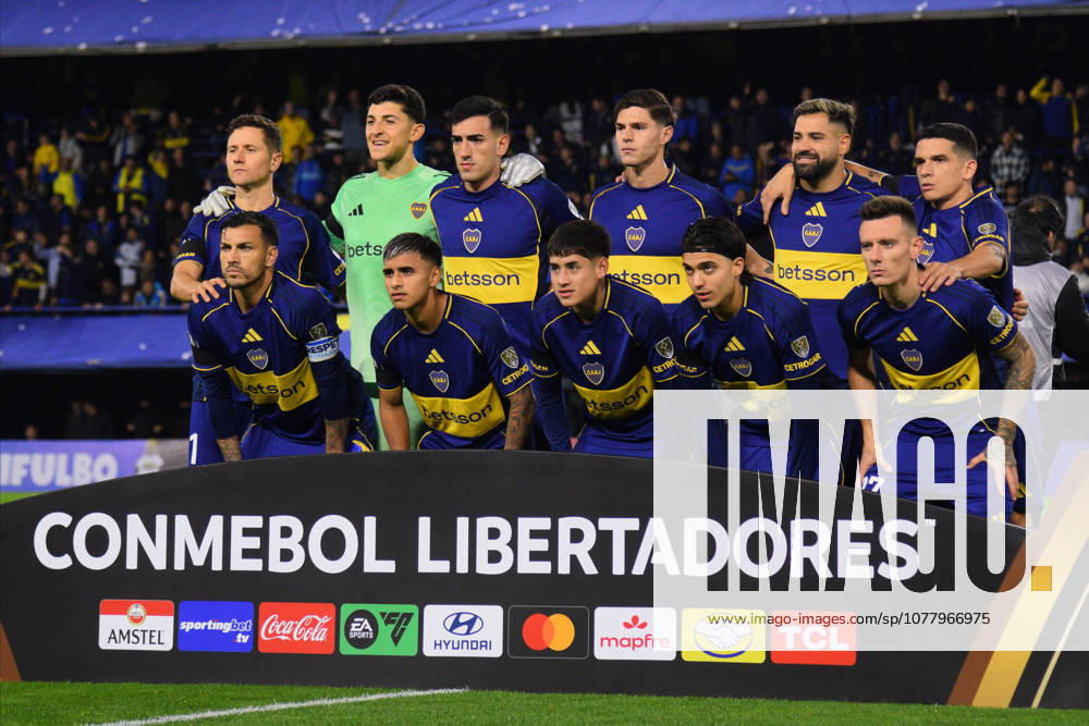 Boca Juniors V Universidad Catolica - Copa CONMEBOL Libertadores Players of Boca Juniors pose for a team photograph prior to a Copa CONMEBOL Libertadores match between Boca Juniors and Universidad Catolica at Estadio Alberto J. Armando on May 28, 2026, in Buenos Aires, Argentina. Buenos Aires Buenos Aires Argentina