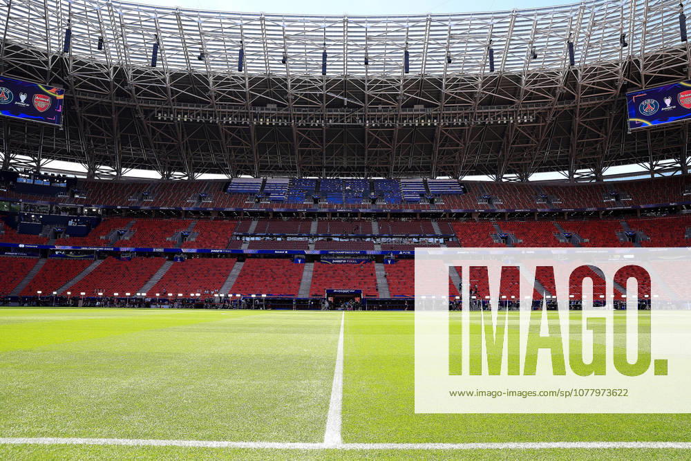 Paris Saint-Germain, Open Training Session Ground View of The Puskas Arà na before the open training session for Paris Saint-Germain ahead of the Champions League Cup Final at Puskas Arena Park, Budapest, Hungary on 29 May 2026. Budapest Puskas Arena Park Hungary Editorial use only ,