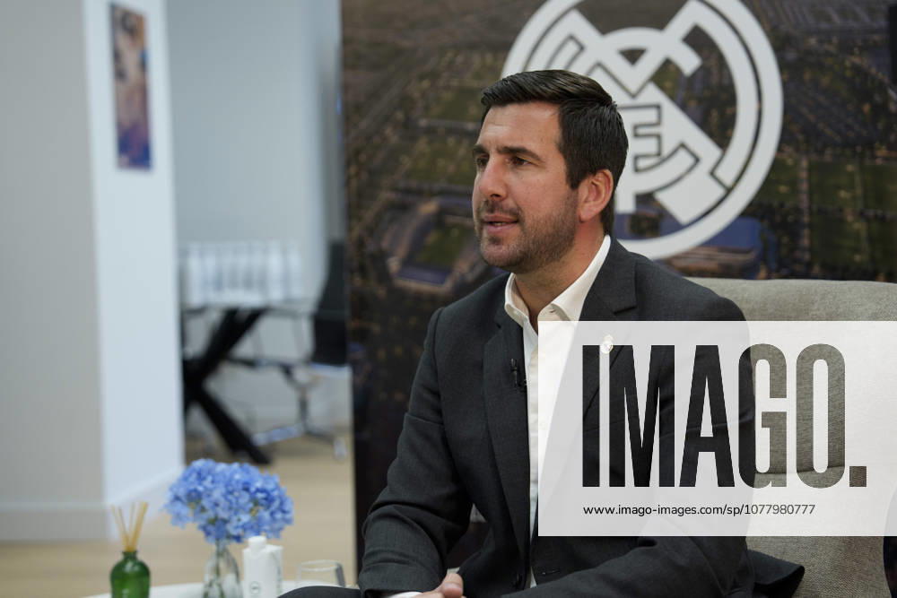Enrique Riquelme attends an interview for Europa Press at his Electoral Headquarters at Paseo de la Castellana on May 29, 2026, in Madrid, Spain. Madrid Spain - ZUMAa181 20260529_zaa_a181_001