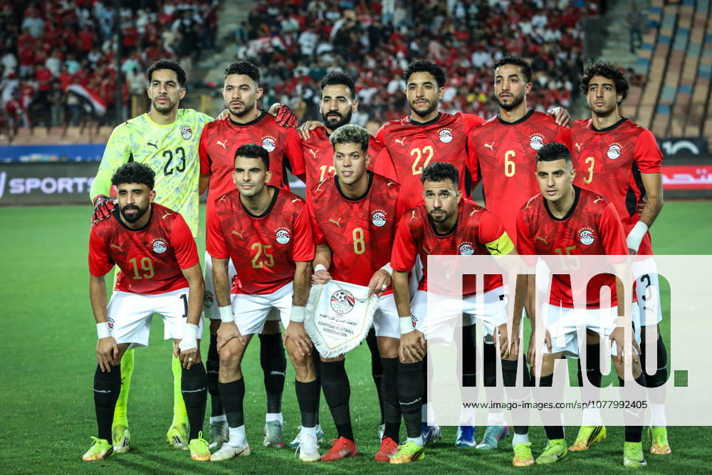 Egypt V Russia - International Friendly, Länderspiel, Nationalmannschaft Match The Egypt team stands before the international friendly match (New Capital Cup) between Egypt and Russia at Cairo International Stadium on May 28, 2026, in Cairo, Egypt. Cairo Egypt