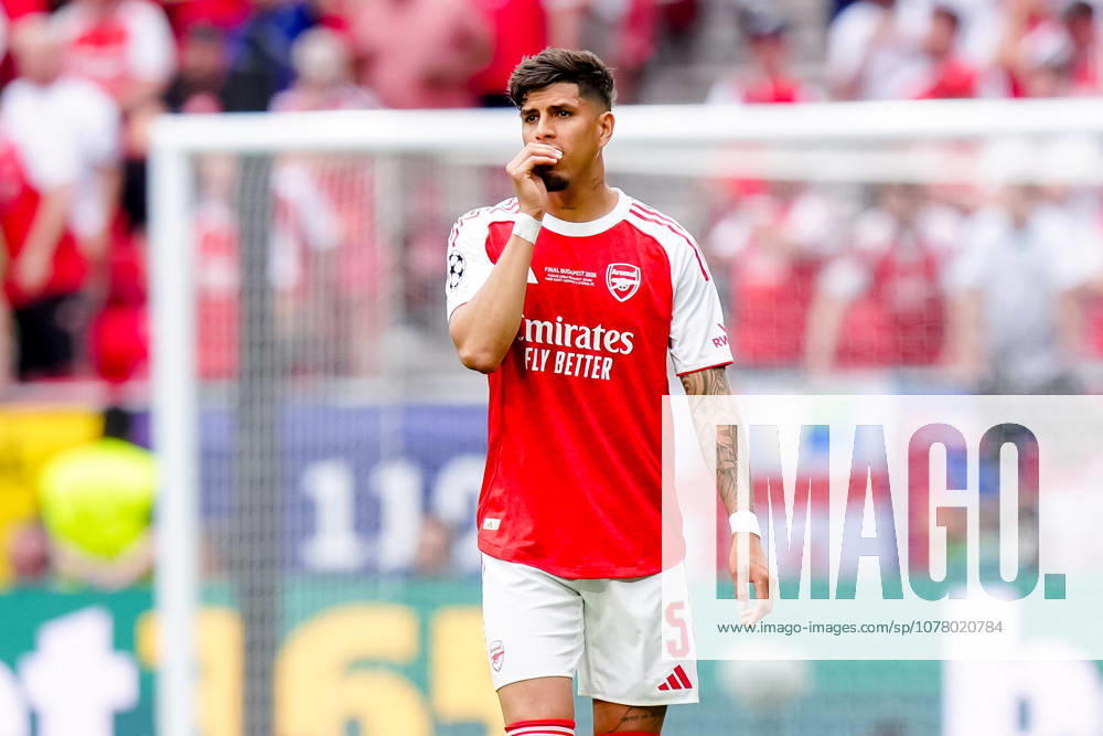 Paris Saint-Germain v Arsenal FC - UEFA Champions League Final 2026 Piero Hincapie of Arsenal FC during the UEFA Champions League Final match between Paris Saint-Germain FC and Arsenal FC at Puskas Arena on May 30, 2026 in Budapest, Hungary Budapest Puskas Arena Hungary Hungary