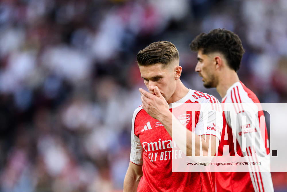 Viktor Gyökeres of Arsenal looks dejected during the UEFA Champions League final match between Paris Saint Germain and Arsenal on May 30, 2026 in Budapest Photo Maxim Thore BILDBYRAN kod MT MT1056 fotboll football soccer fotball uefa champions league champions league paris saint germain arsenal bbeng depp