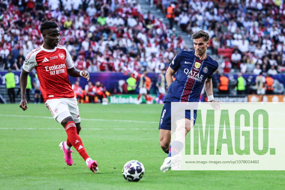 Sport, Football, UEFA Champions League Season 2025 2026 Final Paris Saint Germain FC Arsenal 30 05 2026, Puskas Arena Budapest Fabian Ruiz Paris Budapest Puskas Arena Hungary