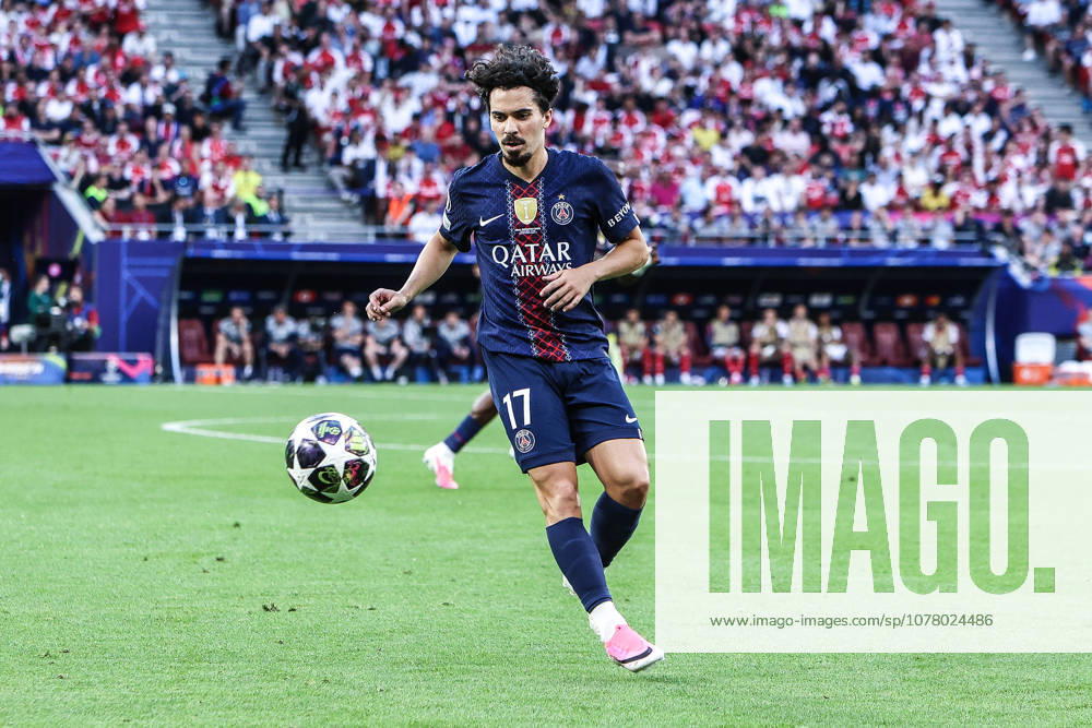 Sport, Football, UEFA Champions League Season 2025 2026 Final Paris Saint Germain FC Arsenal 30 05 2026, Puskas Arena Budapest Vitinha Paris Budapest Puskas Arena Hungary