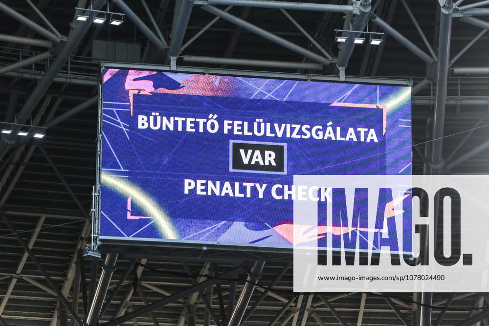 Sport, Football, UEFA Champions League season 2025 2026 Final Paris Saint Germain FC Arsenal 30 05 2026, Puskas Arena Budapest VAR review, Penalty Budapest Puskas Arena Hungary