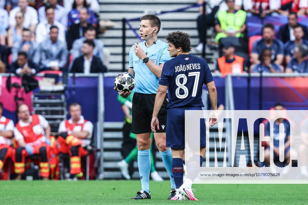 Sport, Football, UEFA Champions League Season 2025 2026 Final Paris Saint Germain FC Arsenal 30 05 2026, Puskas Arena Budapest Daniel Siebert Referee Budapest Puskas Arena Hungary