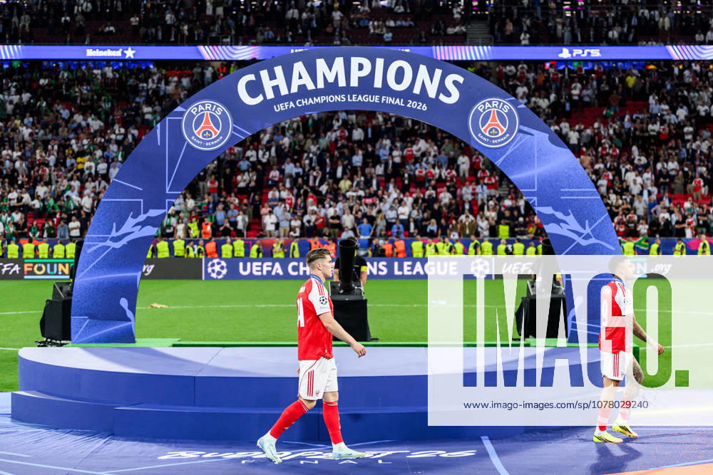 Viktor Gyökeres of Arsenal looks dejected after the UEFA Champions League final match between Paris Saint Germain and Arsenal on May 30, 2026 in Budapest Photo Maxim Thore BILDBYRAN kod MT MT1056 fotboll football soccer fotball uefa champions league champions league paris saint germain arsenal bbeng depp