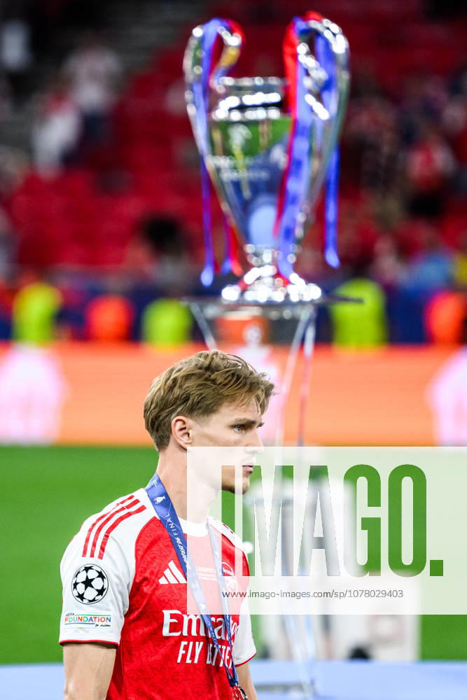 Viktor Gyökeres of Arsenal looks dejected after the UEFA Champions League final match between Paris Saint Germain and Arsenal on May 30, 2026 in Budapest Photo Maxim Thore BILDBYRAN kod MT MT1056 fotboll football soccer fotball uefa champions league champions league paris saint germain arsenal bbeng depp