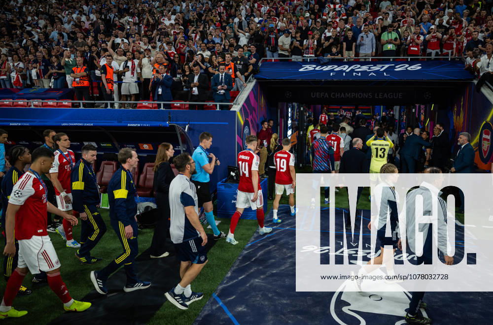 Viktor Gyökeres of Arsenal looks dejected after the UEFA Champions League final match between Paris Saint Germain and Arsenal on May 30, 2026 in Budapest Photo Maxim Thorà BILDBYRAN kod MT MT1056 fotboll football soccer fotball uefa champions league champions league paris saint germain arsenal bbeng interiör depp