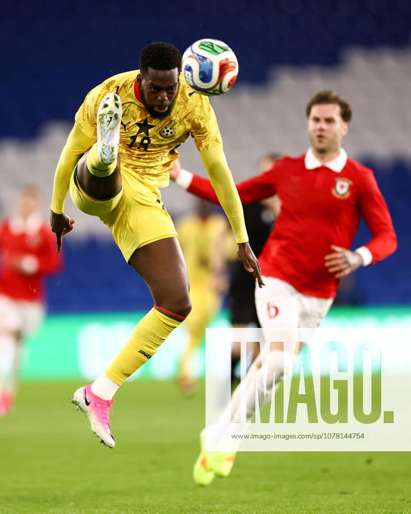 Wales gegen Ghana 02. Juni 2026, Cardiff Internationales Freundschaftsspiel Wales gegen Ghana Inaki Williams aus Ghana Foto Jacques Feeney Abseits Cardiff UK