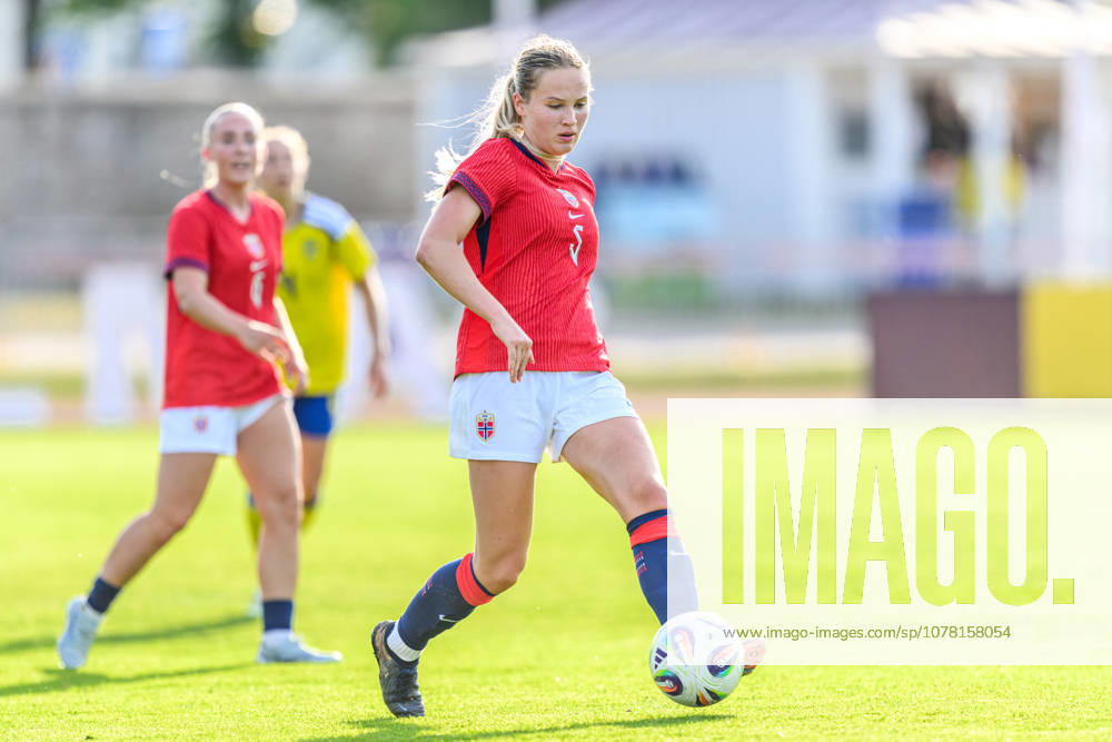 Mina Bergersen of Norway during the U23 womenÂs international friendly football match between Sweden and Norway on June 3, 2026 in Kalmar Photo Suvad Mrkonjic BILDBYRAN COP 170 SM0467 fotboll football soccer fotball u23 under 23 sverige sweden norge norway dam bbeng