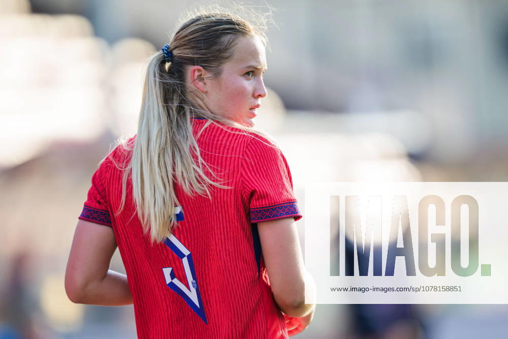 Mina Bergersen of Norway during the U23 womenÂs international friendly football match between Sweden and Norway on June 3, 2026 in Kalmar Photo Suvad Mrkonjic BILDBYRAN COP 170 SM0467 fotboll football soccer fotball u23 under 23 sverige sweden norge norway dam bbeng norge norway sverige sweden
