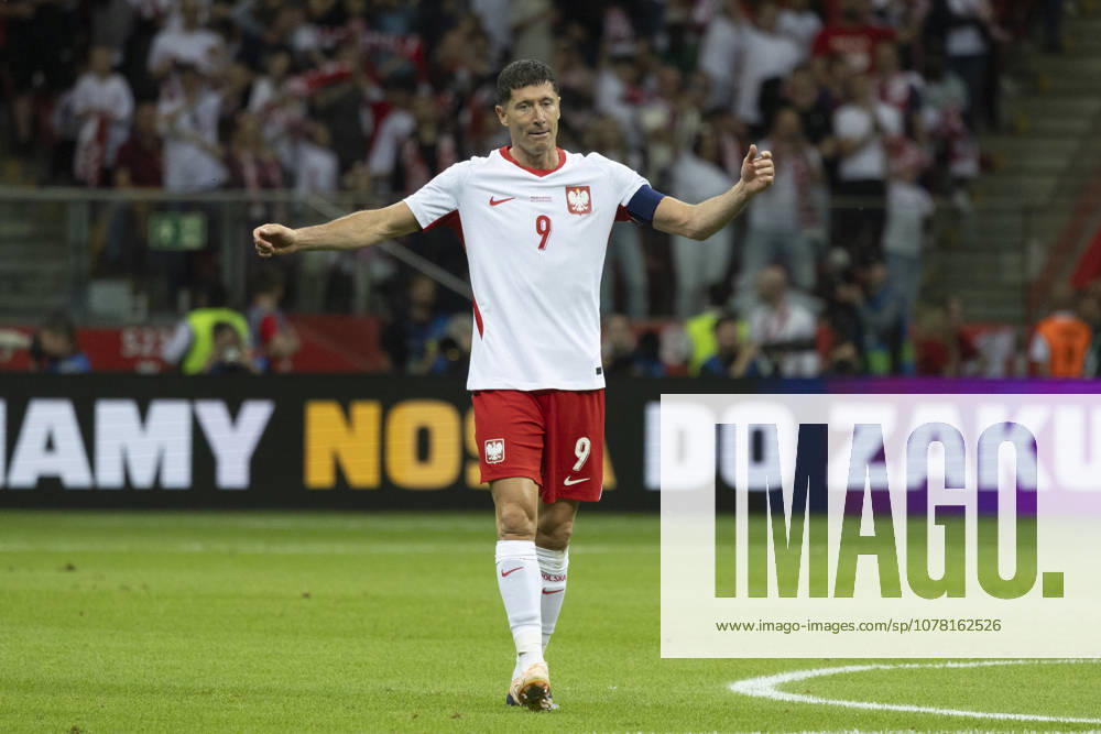 Poland - Nigeria 03.06.2026 football, Warsaw, PGE National Stadium, FIFA , friendly international game match Poland - Nigeria ( mecz towarzyski, pilka nozna, Polska - Nigeria ) image shows: Robert Lewandowski photo Katarzyna Plewczynska Fotostyk