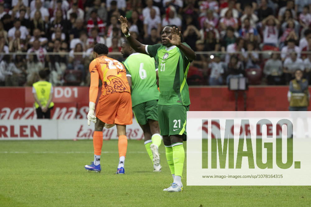 Poland - Nigeria 03.06.2026 football, Warsaw, PGE National Stadium, FIFA , friendly international game match Poland - Nigeria ( mecz towarzyski, pilka nozna, Polska - Nigeria ) image shows: Calvin Bassey photo Katarzyna Plewczynska Fotostyk