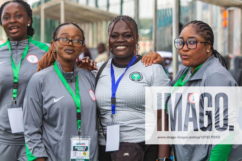 Nigeria v Guinea - 2026 FIFA U-17 Women s World Cup Qualifier NFF officials pose for a photograph after Nigeria s U-17 women s national team, Nationalteam the Flamingos, defeat Guinea s team 6-0 (11-0 aggregate) in the second leg of the 2026 FIFA U-17 Women s World Cup Qualifier at Remo Stadium in Ikenne, Ogun State, Nigeria, on May 31, 2026. The victory advances Nigeria to the final round of the qualifiers for the 2026 FIFA U-17 Women s World Cup in Morocco. Ikenne Nigeria