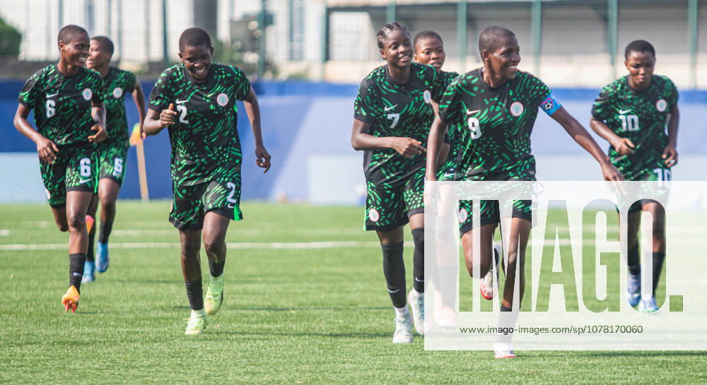 Nigeria v Guinea - 2026 FIFA U-17 Women s World Cup Qualifier Nigeria s U-17 women s national team, Nationalteam the Flamingos, celebrate their victory after defeating Guinea 6-0 (11-0 aggregate) in the second leg of the 2026 FIFA U-17 Women s World Cup Qualifier at Remo Stadium in Ikenne, Ogun State, Nigeria, on May 31, 2026. The victory advances Nigeria to the final round of the qualifiers for the 2026 FIFA U-17 Women s World Cup in Morocco. Ikenne Nigeria