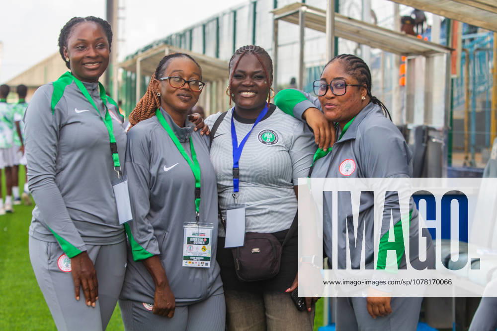 Nigeria v Guinea - 2026 FIFA U-17 Women s World Cup Qualifier NFF officials pose for a photograph after Nigeria s U-17 women s national team, Nationalteam the Flamingos, defeat Guinea s team 6-0 (11-0 aggregate) in the second leg of the 2026 FIFA U-17 Women s World Cup Qualifier at Remo Stadium in Ikenne, Ogun State, Nigeria, on May 31, 2026. The victory advances Nigeria to the final round of the qualifiers for the 2026 FIFA U-17 Women s World Cup in Morocco. Ikenne Nigeria