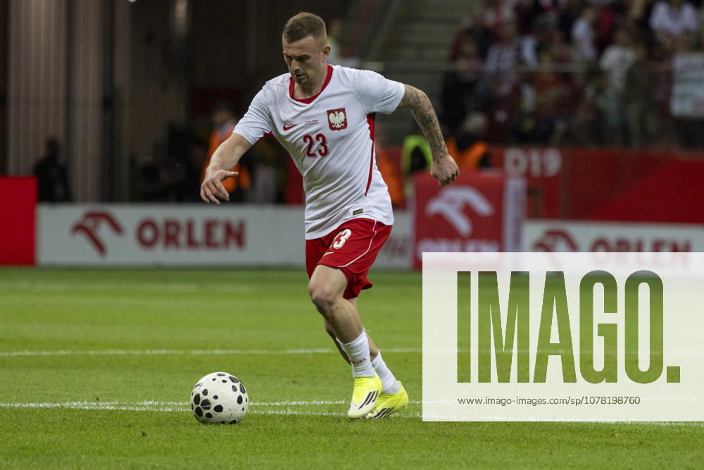 Poland - Nigeria 03.06.2026 football, Warsaw, PGE National Stadium, FIFA , friendly international game match Poland - Nigeria ( mecz towarzyski, pilka nozna, Polska - Nigeria ) image shows: Kacper Kozlowski photo Katarzyna Plewczynska Fotostyk