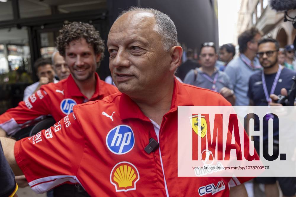 FORMULA 1 LOUIS VUITTON GRAND PRIX DE MONACO 2026 MONACO - JUNE 04 : Fred Vasseur team manager Ferrari pictured during the Formula 1 Louis Vuitton Grand Prix De Monaco 2026, on June 07, 2026 in Monaco, 07 06 2026 Monaco Monaco