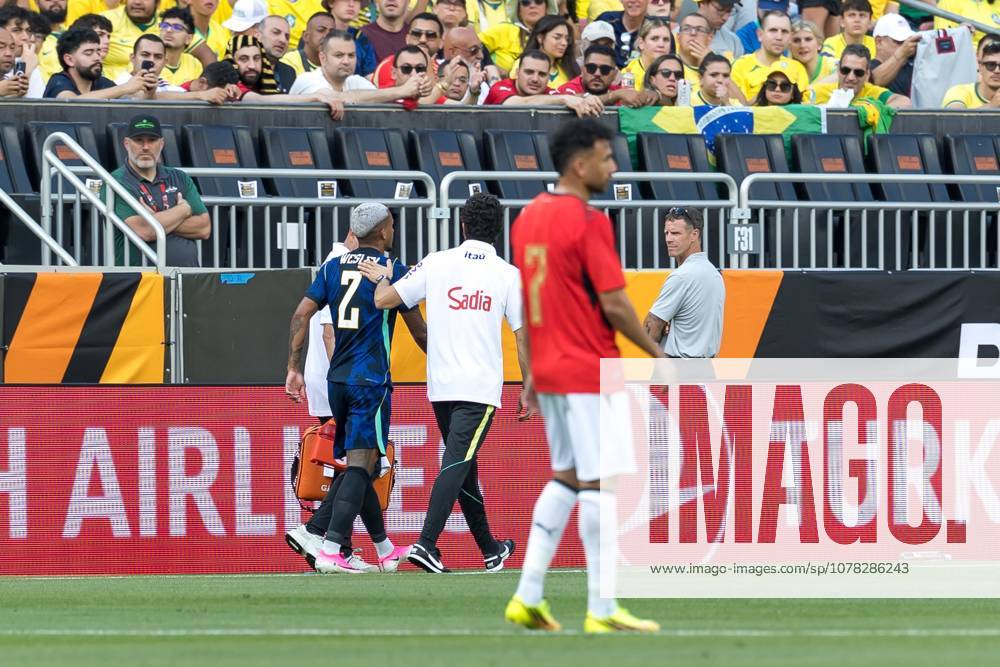 Friendly match between Brazil and Egypt Wesley from Brasul at the match between Brazil and Egypt, an International Friendly, Länderspiel, Nationalmannschaft in preparation for the World Cup, at Huntington Bank Field in Cleveland, United States, this Saturday the 6th. CLEVELAND OH UNITED STATES
