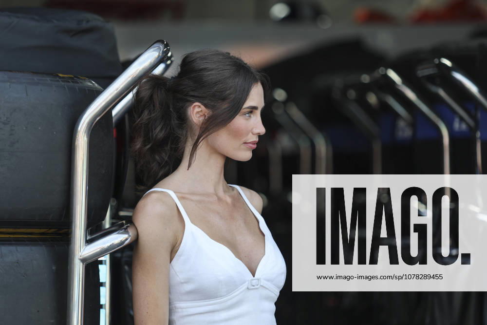 F1 Grand Prix of Monaco - Qualifying Model Rebecca Donaldson is in the paddock prior to the qualifying session before the Formula 1 Louis Vuitton Grand Prix de Monaco in Monaco on June 6, 2026. Monaco Monaco