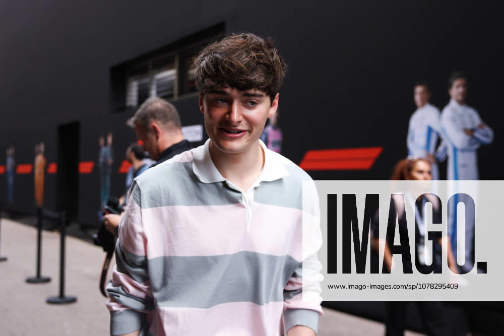 F1 Monaco Grand Prix 2026 Noah Schnapp is seen in the paddock ahead of the Formula 1 Monaco Grand Prix at the Circuit de Monaco in Monte Carlo on June 7th, 2026. Monte Carlo Monaco