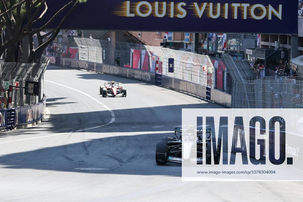 Kimi Antonelli Mercedes AMG Petronas 12 leads the race, followed by Lewis Hamilton Scuderia Ferrari HP 44 , Race, Monaco Grand Prix, Motorsport, Men, Formula 1, 07 06 2026 Monte Carlo Monaco MCO