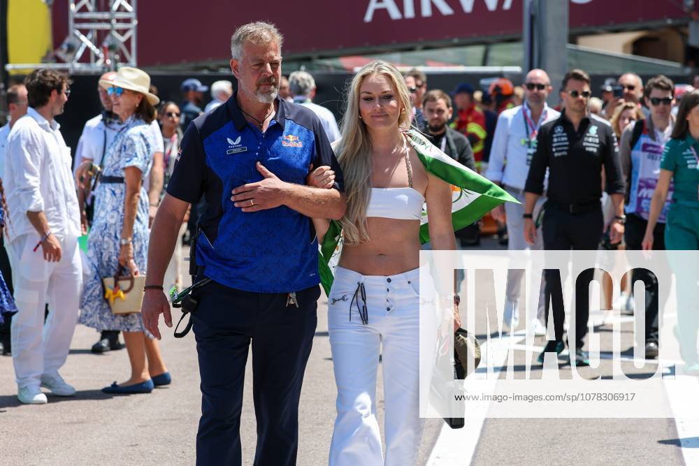 American ski racer Lindsey Vonn, Race, Monaco Grand Prix, Motorsport, Men, Formula 1, 07 06 2026 Monte Carlo Monaco MCO