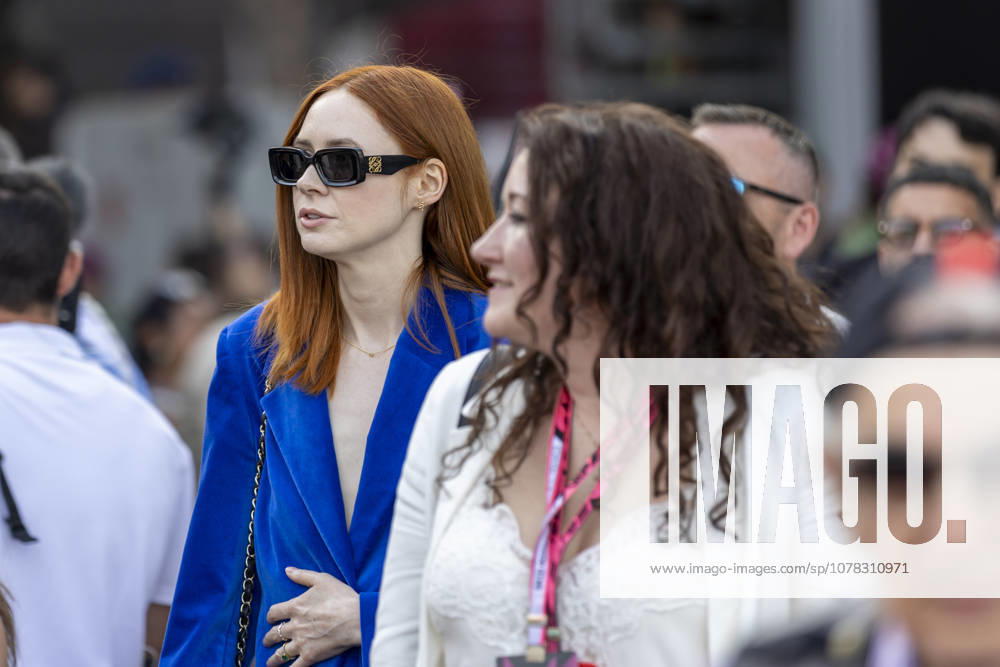 7th June 2026: Circuit de Monaco, Monaco: Formula One Monaco Grand Prix, Race Day; Karen Gillan in the paddock TimxWilliams
