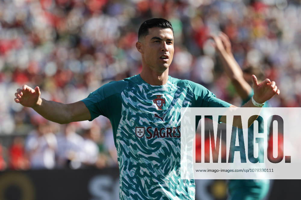Friendly match Portugal Chile, at Estadio Nacional do Jamor city of Oeiras Portugal, June 6, 2026, Oeiras, Portugal Cristiano Ronaldo Portugal ,7