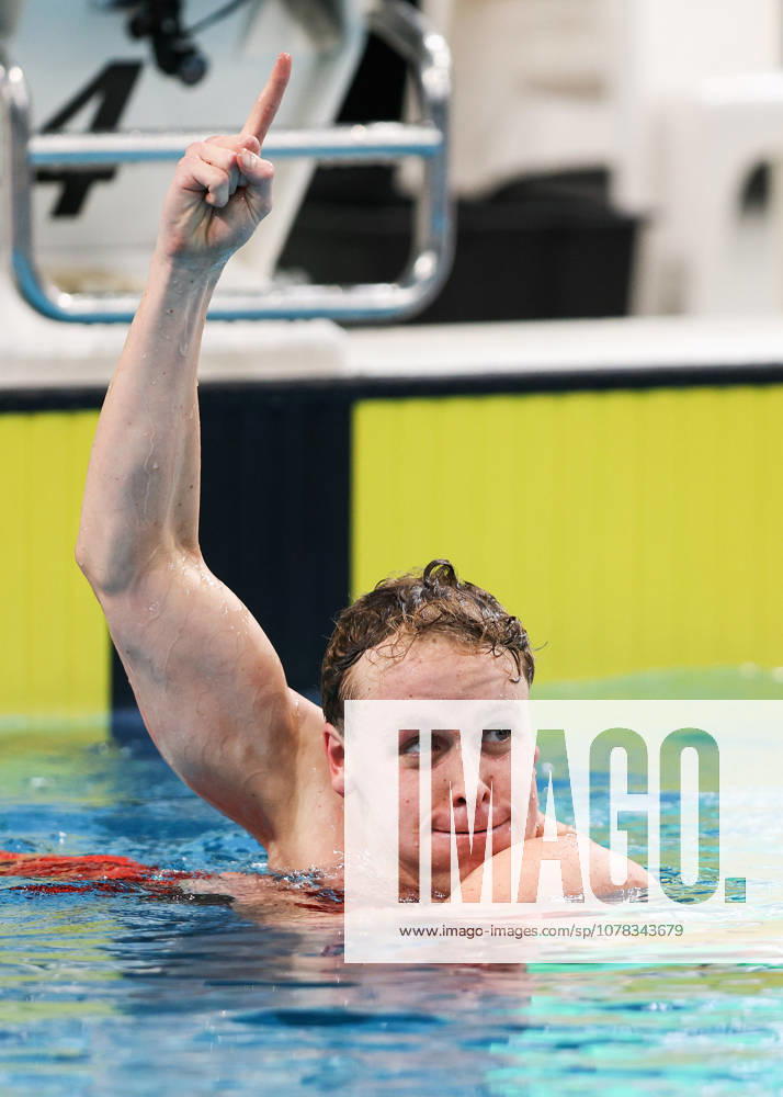 SAMUEL SHORT reacts after wining the Men s 400m Freestyle final during the 2026 Australian Swimming Commonwealth Games, Pan Pacific Championships and Para Pan Pacific Championships Trials. Swimming 2026: Australian Swimming Trials - ZUMAt173 20260608_zsp_t173_053