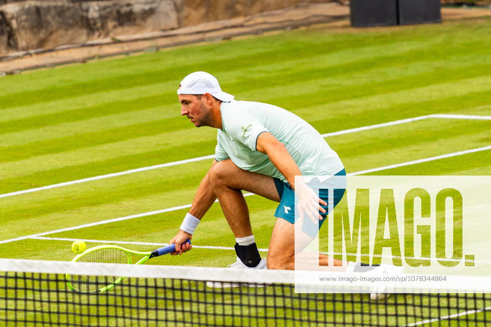 Jan-Lennard Struff (GER) during the Doubles Match between Yannik Hanfmann (GER) and Jan-Lennard Struff (GER) vs. Sadio Doumbia (FRA) and Santiago Gonzalez (MEX) at BOSS OPEN 2026, Tennisanlage Weissenhof on June 08, 2026 in Stuttgart, Germany. Baden-Württemberg Germany