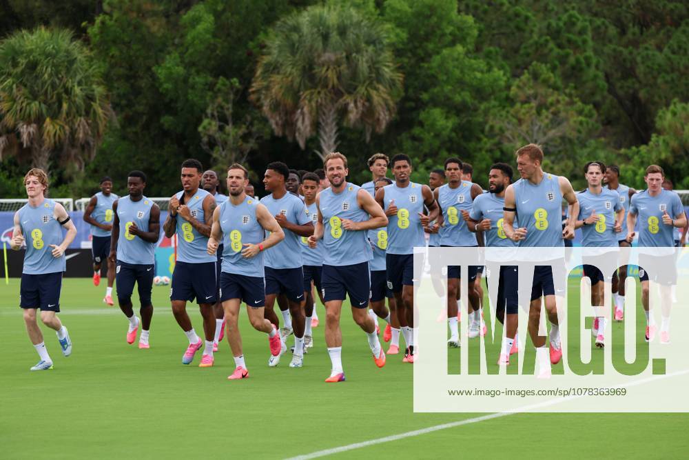 England players during a training session England Team Training, 2026 FIFA World Cup, WM, Weltmeisterschaft, Fussball Football, Palm Beach Gardens, Palm Beach, Florida, USA - 09 Jun 2026Florida Florida Blue Training Centre United States of America