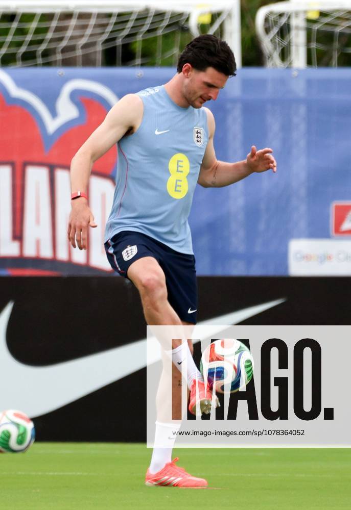 Declan Rice during a training session England Team Training, 2026 FIFA World Cup, WM, Weltmeisterschaft, Fussball Football, Palm Beach Gardens, Palm Beach, Florida, USA - 09 Jun 2026Florida Florida Blue Training Centre United States of America